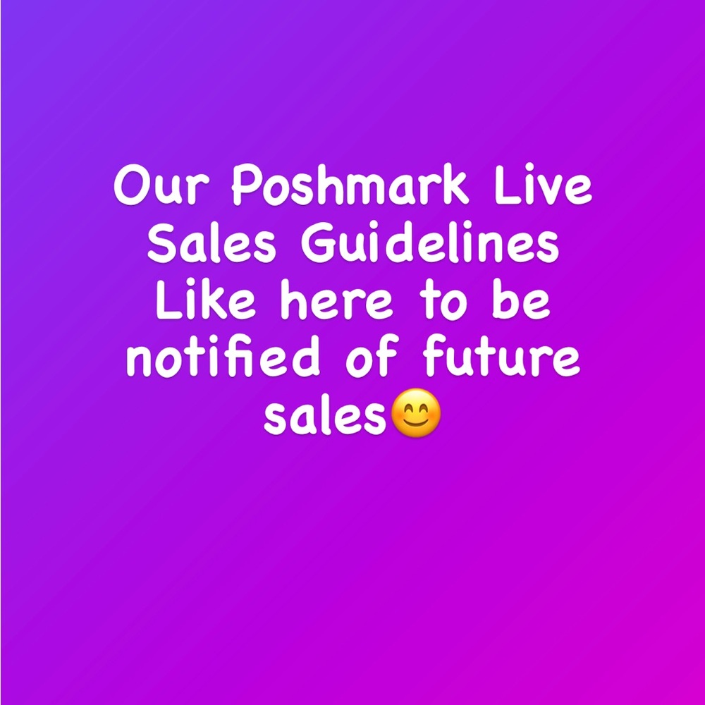 Live sale notification😊